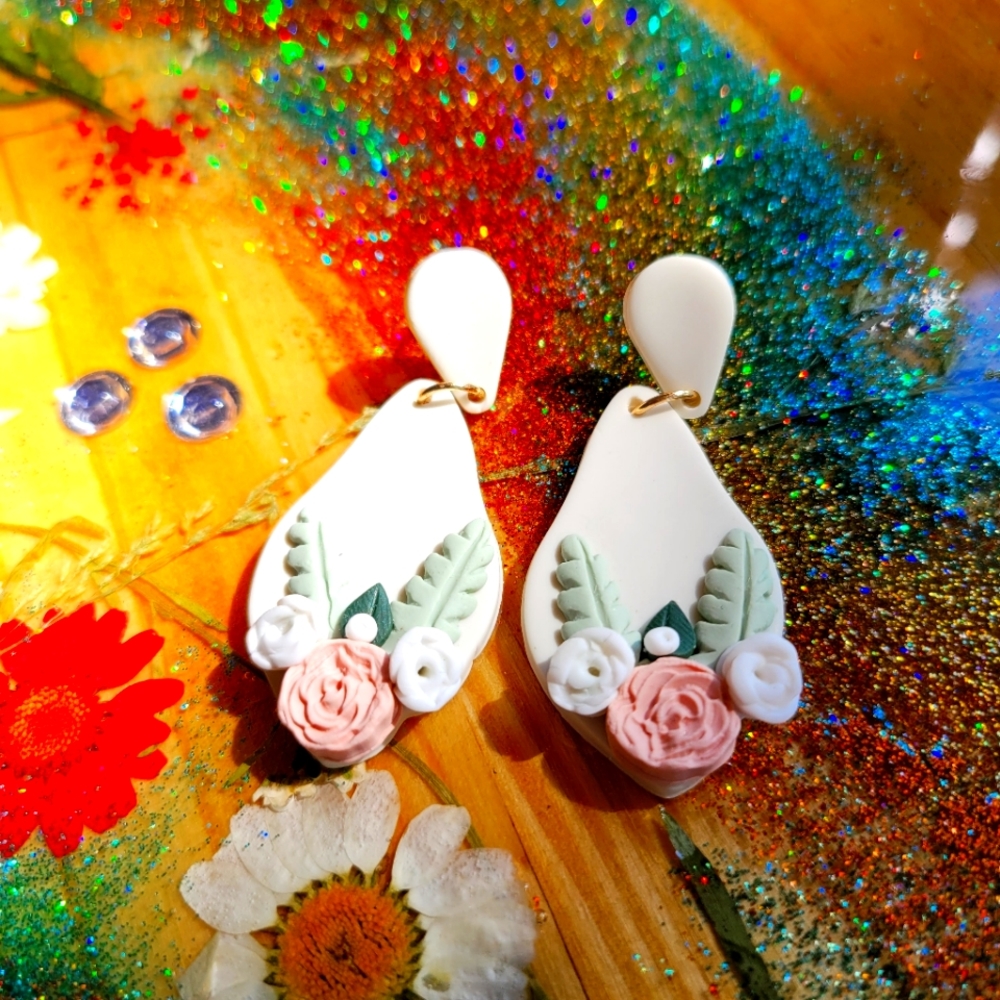 Clay earrings